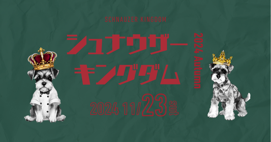 【2024年11月】シュナウザーキングダム@茨城県こもれび森のイバライドに出店のお知らせ
